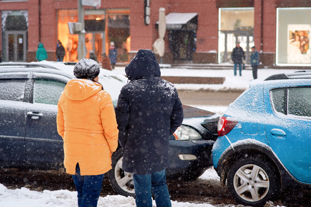 Who’s at Fault for a Car Accident Caused by Black Ice or Snow?